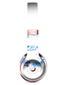 Abstract Watercolor Blue Feather Circle Full-Body Skin Kit for the Beats by Dre Solo 3 Wireless Headphones