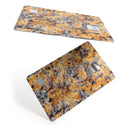 Abstract Wet Gold Paint - Premium Protective Decal Skin-Kit for the Apple Credit Card