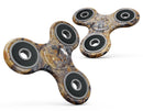 Abstract Wet Gold Paint Full-Body Fidget Spinner Skin-Kit