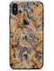 Abstract Wet Gold Paint - iPhone X Skin-Kit