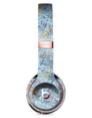 Abstract Wet Paint Blue Crossed Full-Body Skin Kit for the Beats by Dre Solo 3 Wireless Headphones