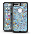 Abstract Wet Paint Blue Crossed - iPhone 7 Plus/8 Plus OtterBox Case & Skin Kits