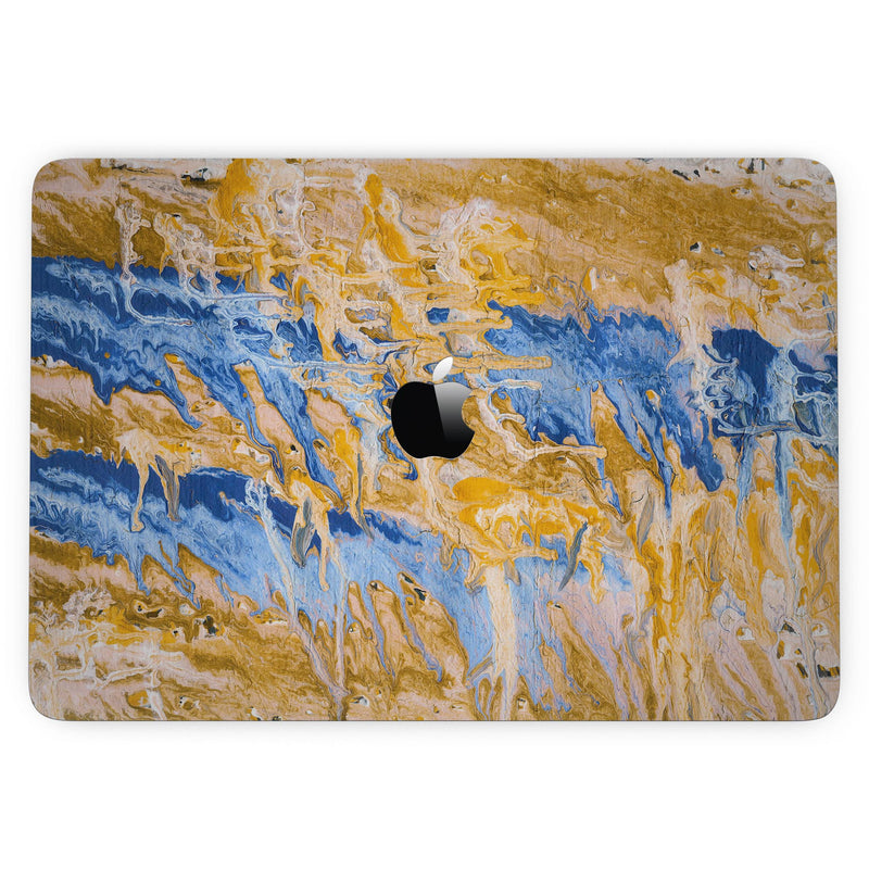 MacBook Pro without Touch Bar Skin Kit - Abstract_Wet_Paint_Blue_and_Gold_Tilt-MacBook_13_Touch_V6.jpg?