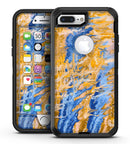 Abstract Wet Paint Blue and Gold Tilt - iPhone 7 Plus/8 Plus OtterBox Case & Skin Kits