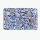 Abstract Wet Paint Blues - Premium Protective Decal Skin-Kit for the Apple Credit Card