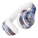 Abstract Wet Paint Blues Full-Body Skin Kit for the Beats by Dre Solo 3 Wireless Headphones