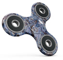 Abstract Wet Paint Blues Full-Body Fidget Spinner Skin-Kit