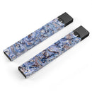 Abstract Wet Paint Blues - Premium Decal Protective Skin-Wrap Sticker compatible with the Juul Labs vaping device