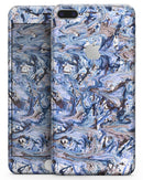 Abstract Wet Paint Blues - Skin-kit for the iPhone 8 or 8 Plus