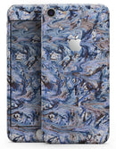 Abstract Wet Paint Blues - Skin-kit for the iPhone 8 or 8 Plus