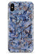 Abstract Wet Paint Blues - iPhone X Clipit Case
