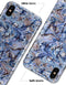 Abstract Wet Paint Blues - iPhone X Clipit Case