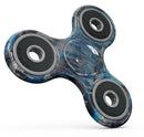 Abstract Wet Paint Blues v8 Full-Body Fidget Spinner Skin-Kit