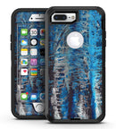 Abstract Wet Paint Blues v8 - iPhone 7 Plus/8 Plus OtterBox Case & Skin Kits