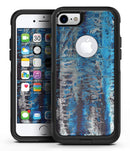 Abstract Wet Paint Blues v8 - iPhone 7 or 8 OtterBox Case & Skin Kits