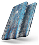 Abstract Wet Paint Blues v8 - Skin-kit for the iPhone 8 or 8 Plus
