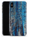 Abstract Wet Paint Blues v8 - iPhone X Clipit Case