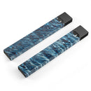 Abstract Wet Paint Blues v972 - Premium Decal Protective Skin-Wrap Sticker compatible with the Juul Labs vaping device