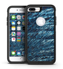 Abstract Wet Paint Blues v972 - iPhone 7 or 7 Plus Commuter Case Skin Kit