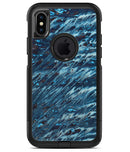Abstract Wet Paint Blues v972 - iPhone X OtterBox Case & Skin Kits