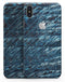 Abstract Wet Paint Blues v972 - iPhone X Skin-Kit