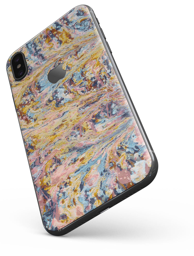 Abstract Wet Paint Color Paradise - iPhone X Skin-Kit