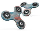 Abstract Wet Paint Coral Blues Full-Body Fidget Spinner Skin-Kit