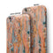 Abstract Wet Paint Coral Love iPhone 6/6s or 6/6s Plus 2-Piece Hybrid INK-Fuzed Case