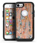 Abstract Wet Paint Coral Love - iPhone 7 or 8 OtterBox Case & Skin Kits