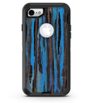 Abstract Wet Paint Dark Blues - iPhone 7 or 8 OtterBox Case & Skin Kits