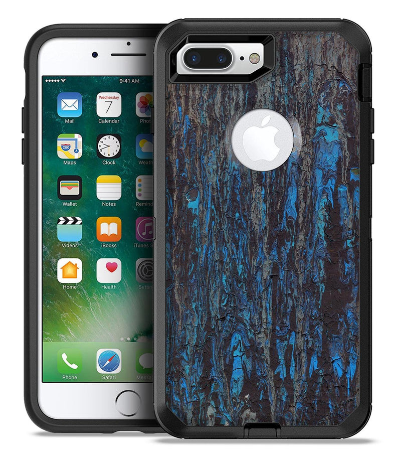 Abstract Wet Paint Dark Blues v2 - iPhone 7 Plus/8 Plus OtterBox Case & Skin Kits
