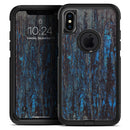 Abstract Wet Paint Dark Blues v2 - Skin Kit for the iPhone OtterBox Cases