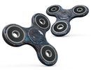 Abstract Wet Paint Dark Blues v2 Full-Body Fidget Spinner Skin-Kit