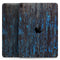Abstract Wet Paint Dark Blues v2 - Full Body Skin Decal for the Apple iPad Pro 12.9", 11", 10.5", 9.7", Air or Mini (All Models Available)