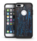 Abstract Wet Paint Dark Blues v2 - iPhone 7 or 7 Plus Commuter Case Skin Kit
