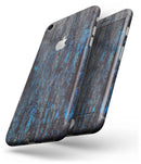 Abstract Wet Paint Dark Blues v2 - Skin-kit for the iPhone 8 or 8 Plus