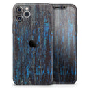 Abstract Wet Paint Dark Blues v2  - Protective Skin Wrap & Decal – Compatible with iPhone SE to iPhone 17 Pro Max (All Models)