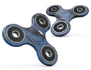 Abstract Wet Paint Dark Blues v3 Full-Body Fidget Spinner Skin-Kit