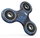 Abstract Wet Paint Dark Blues v3 Full-Body Fidget Spinner Skin-Kit