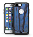 Abstract Wet Paint Dark Blues v3 - iPhone 7 or 7 Plus Commuter Case Skin Kit