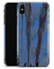Abstract Wet Paint Dark Blues v3 - iPhone X Clipit Case
