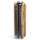 Abstract Wet Paint Dark Gold iPhone 6/6s or 6/6s Plus 2-Piece Hybrid INK-Fuzed Case