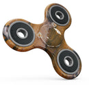 Abstract Wet Paint Dark Gold Full-Body Fidget Spinner Skin-Kit