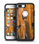 Abstract Wet Paint Dark Gold - iPhone 7 or 7 Plus Commuter Case Skin Kit