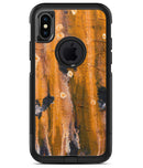 Abstract Wet Paint Dark Gold - iPhone X OtterBox Case & Skin Kits