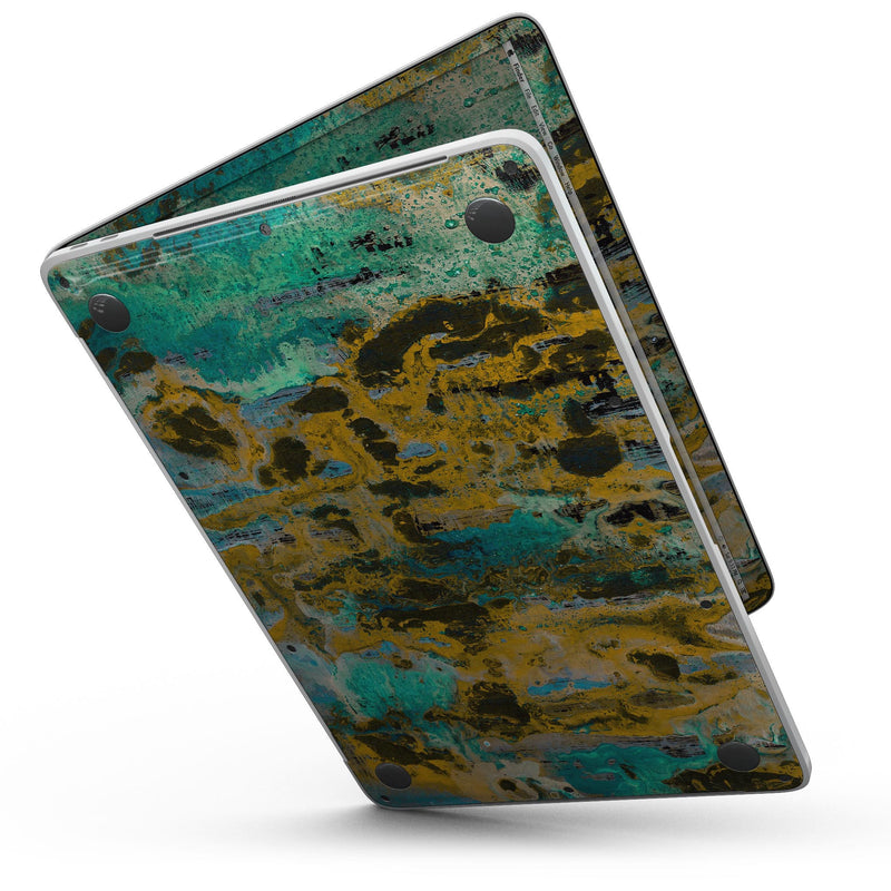 MacBook Pro without Touch Bar Skin Kit - Abstract_Wet_Paint_Gold-MacBook_13_Touch_V3.jpg?