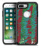 Abstract Wet Paint Mint Green to Red - iPhone 7 Plus/8 Plus OtterBox Case & Skin Kits