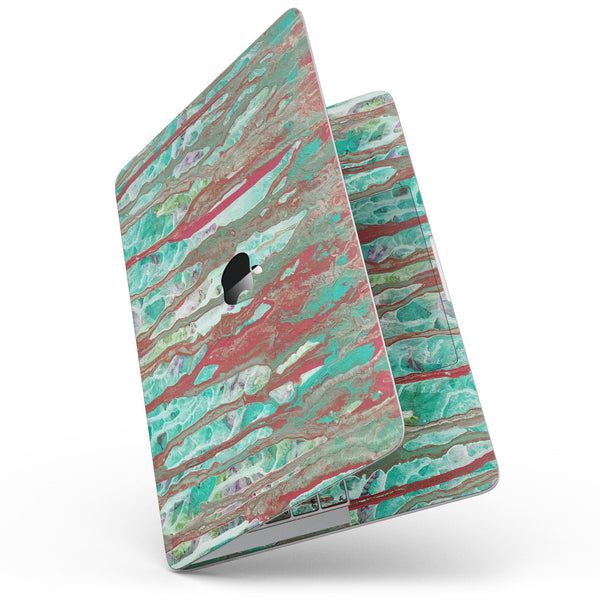 MacBook Pro without Touch Bar Skin Kit - Abstract_Wet_Paint_Mint_Rustic-MacBook_13_Touch_V9.jpg?