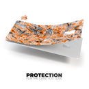 Abstract Wet Paint Orange - Premium Protective Decal Skin-Kit for the Apple Credit Card