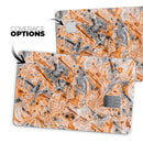 Abstract Wet Paint Orange - Premium Protective Decal Skin-Kit for the Apple Credit Card